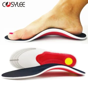 Palmilha Orthotic Arch Support para Flatfoot, Palmilhas Ortopédicas para Pés, Facilitar a Pressão, Movimento do Ar, Almofada de Amortecimento, Palmilha de Estofamento